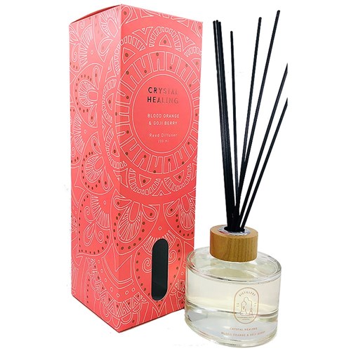 Reed Diffuser - Crystal Healing - Blood Orange & Goji